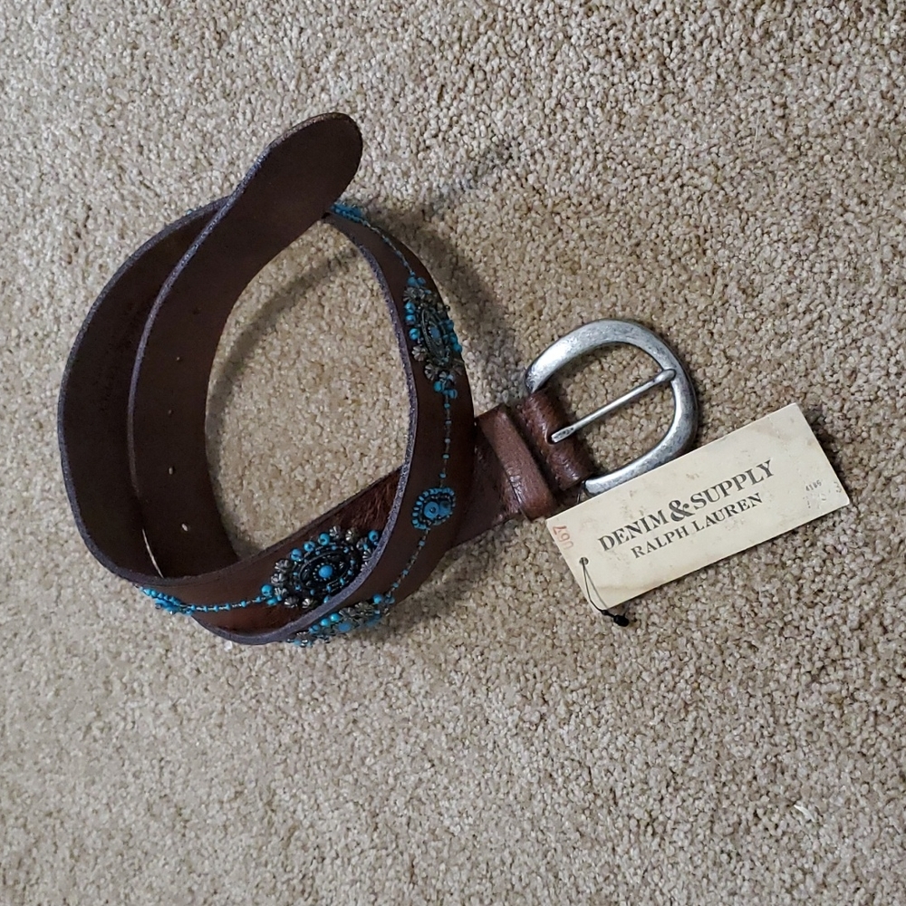 Ralph Lauren Denim & Supply Leather Belt XS